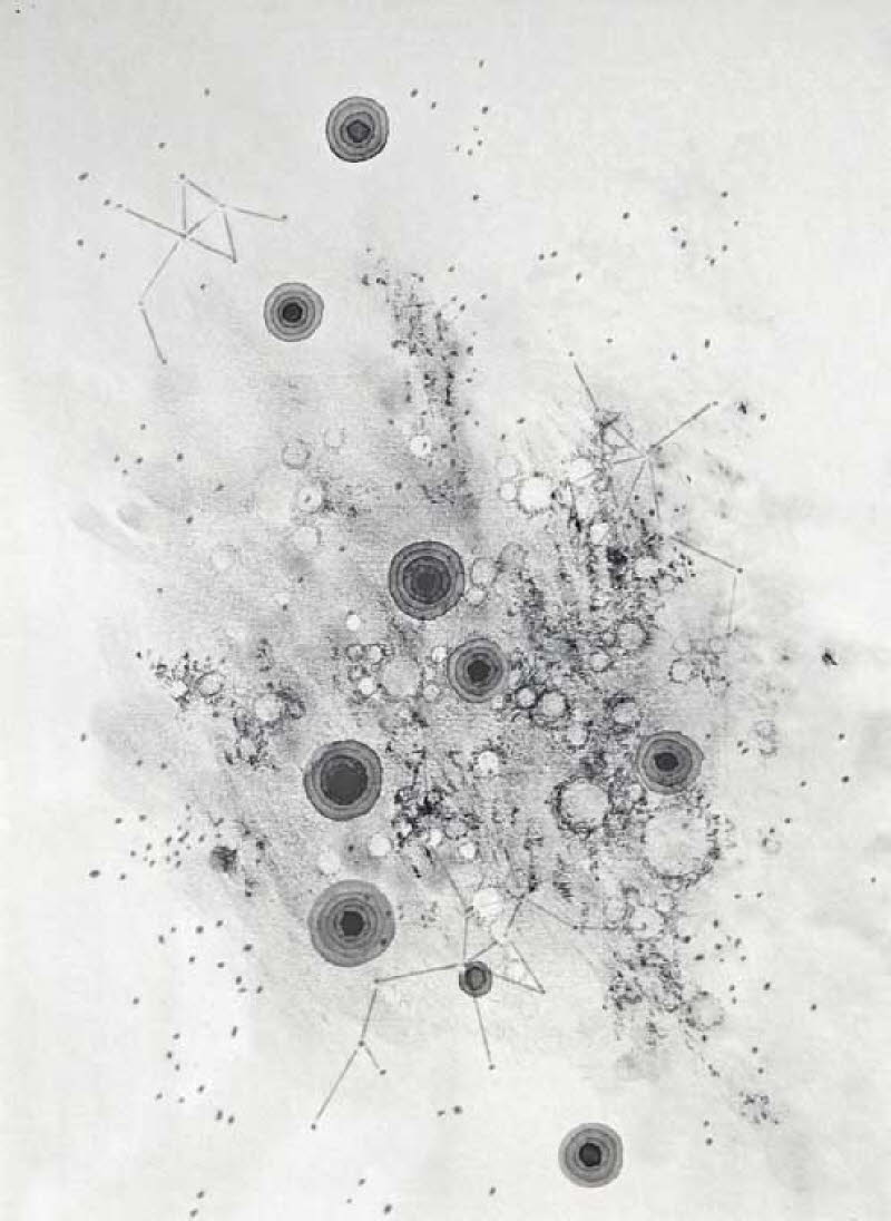 230-Borsdorf_Eva_Universum-Zellen-Wolken_(schwarz)_II_2024_web